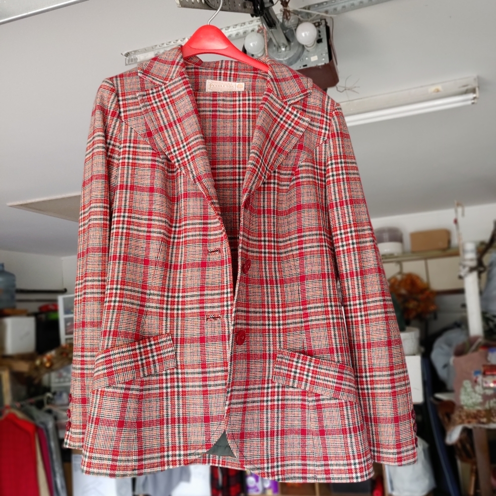 Blazer with matching skirt